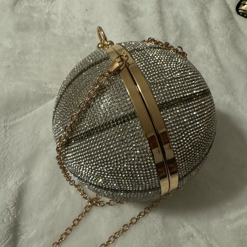 Bling Basketball Shaped Purse- New
